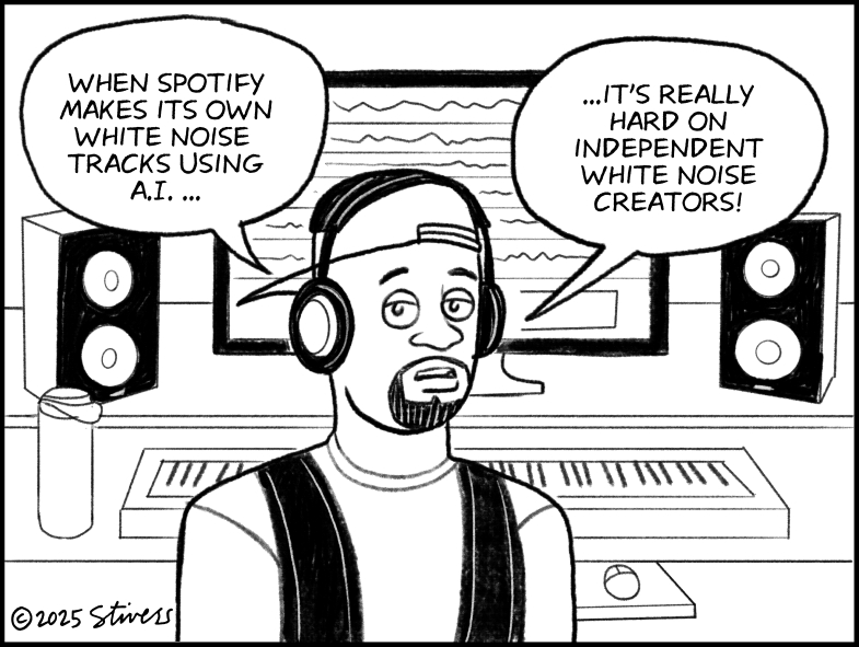 Independent white noise generators